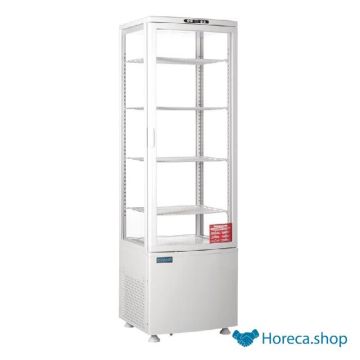 Refrigerated display case with curved door 235ltr