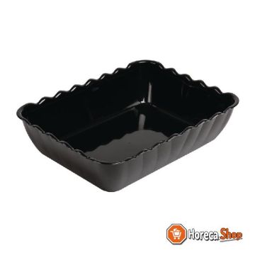 Kristallon buffet bowl black 4.25ltr