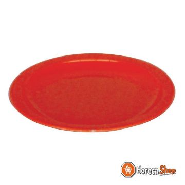 Kristallon polycarbonate plates 23cm red