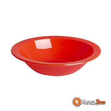 Kristallon polycarbonate dessert bowls red