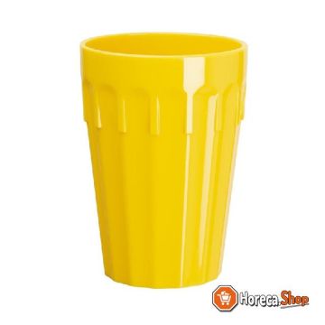 Kristallon polycarbonate cups 26cl yellow