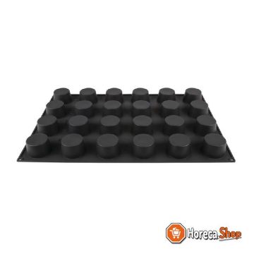 Silicone pastry mold 24 muffins