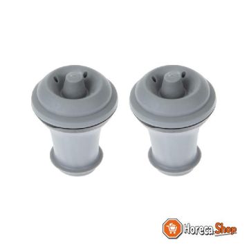 Vacu fin spare stoppers