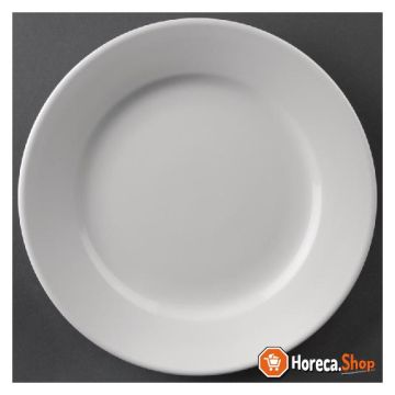 Athena hotelware plates with wide rim 16.5 cm
