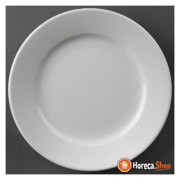 Athena hotelware plates with wide rim 20.2 cm