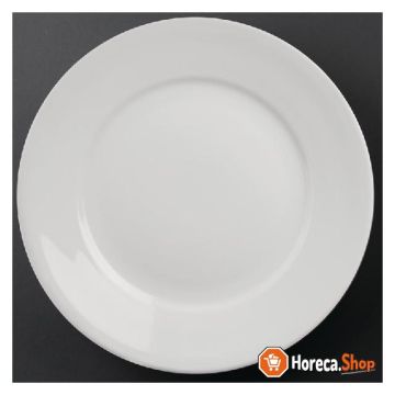Athena hotelware plates with wide rim 28cm