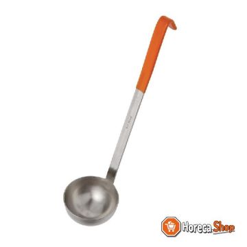 Color coded serving spoon orange 24cl