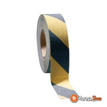 Anti-slip tape black-yellow striped