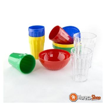 Kristallon polycarbonate cups 14.2cl red