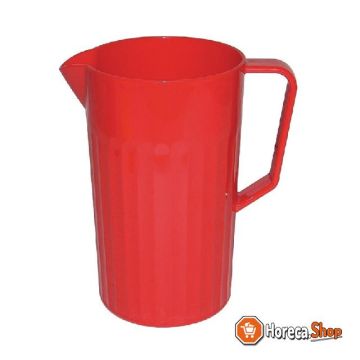 Kristallon polycarbonate pitcher red