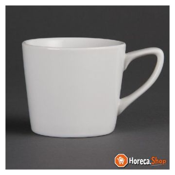 Whiteware low coffee cup 20cl