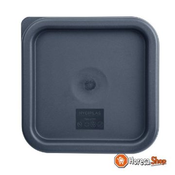 Vogue square lid blue small