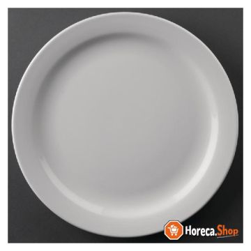 Athena hotelware plates with narrow rim 22.6 cm