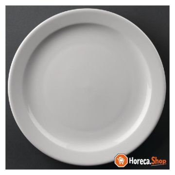Athena hotelware plates with narrow rim 25.4 cm
