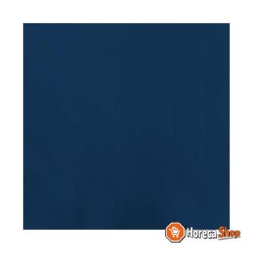 Serviettes en papier professionnel bleu 33x33cm