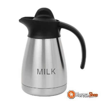 Vacuum jug with screw cap 0.5ltr milk