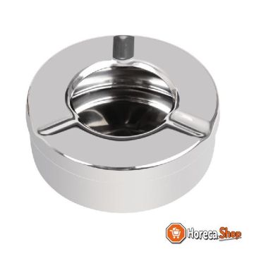 Stainless steel wind-free ashtray 9 cm