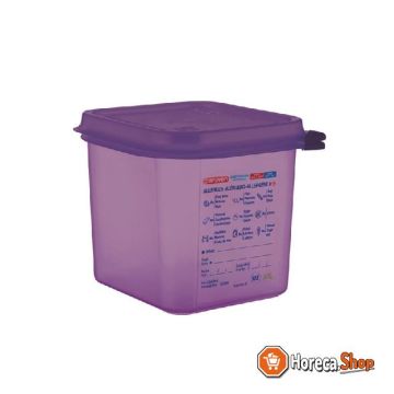 Gn1   6 polypropylene food box 2.6ltr