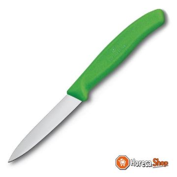 Couteau d office  vert 8cm