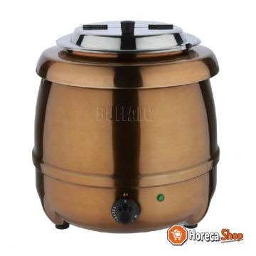 Soup kettle copper colored