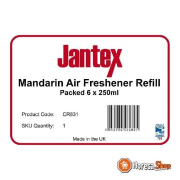Jantex aircare luchtverfrissernavulling "mandarin"