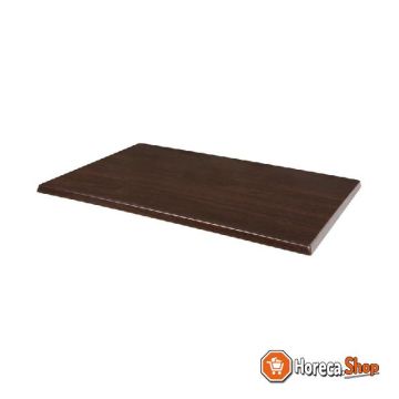 Rectangular table top dark brown