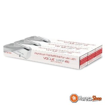 Aluminiumfolien-nachfüllung für den wrap450-spender