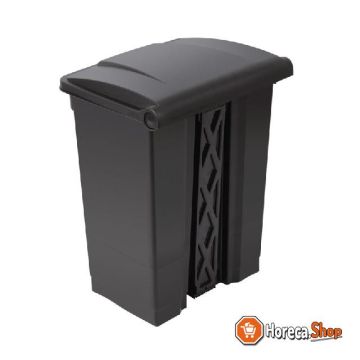 Abfallbehälter schwarz 65ltr