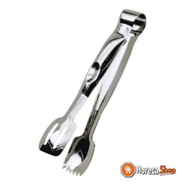Stainless steel buffet tongs 23.5 cm