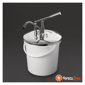 10ltr sauce dispenser with lever