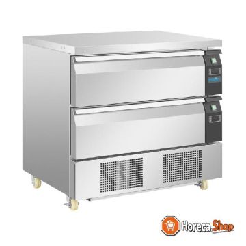 U-series compact freezer 2 drawers 4x gn 1 1
