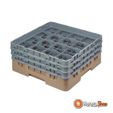 Camrack dishwasher basket with 16 compartments, max. glass height 17.4 cm