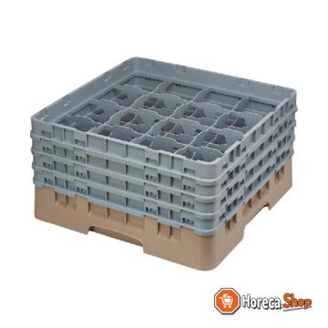 Camrack dishwashing basket with 16 compartments max. glass height 21.5 cm
