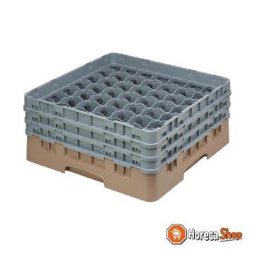 Camrack dishwasher basket with 49 compartments, max. glass height 17.4 cm