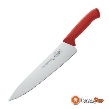 Couteau de chef  pro dynamic haccp rouge 25,5 cm