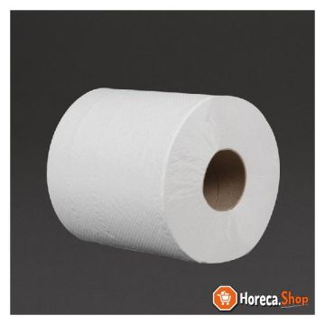 Centrefeed 2-laags handdoekrollen wit 120m (6 stuks)