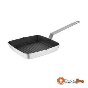 Square ribbed frying pan 24cm