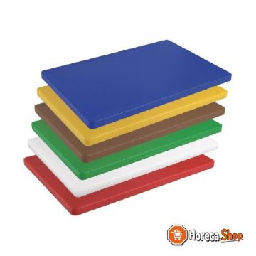 Ldpe extra thick cutting board green 450x300x20mm