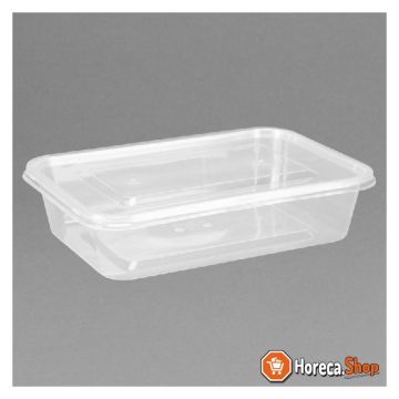 Fiesta plastic microwave containers 50cl