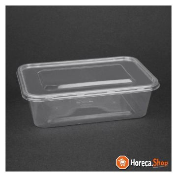 Fiesta plastic microwave containers 65cl