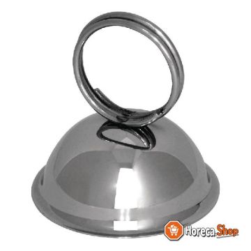 Stainless steel menu holder ring