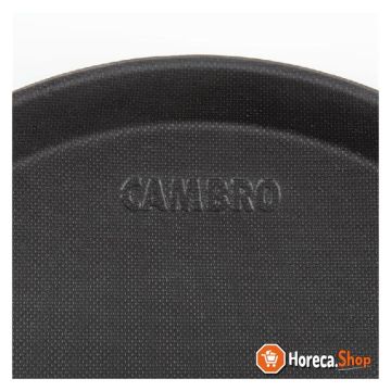 Camtread round anti-slip fiberglass tray black 28cm