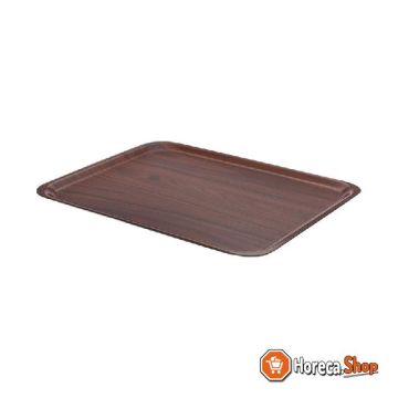 Mykonos laminated tray walnut 46x36cm