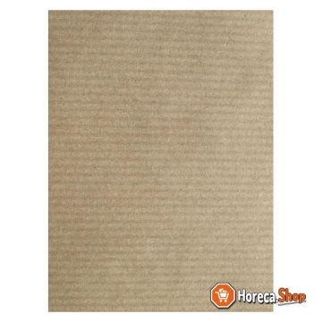 Paper place mat light brown