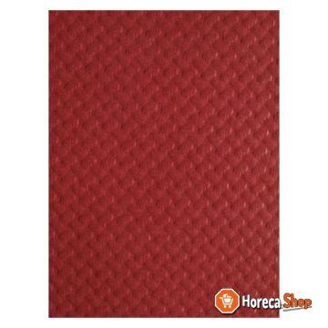 Paper placemat burgundy