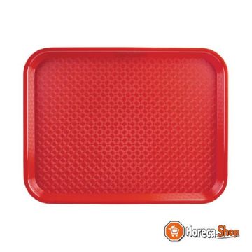 Kristallon tray red 34.5x26.5cm
