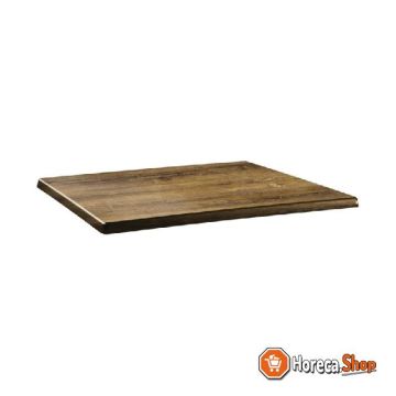 Topalit classic line rechthoekig tafelblad atacama kersenhout 110x70cm