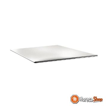 Smartline plateau de table carré blanc 70cm