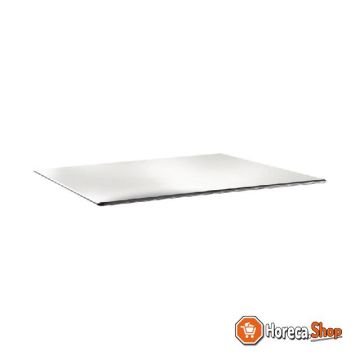 Smartline rechthoekig tafelblad wit 120x80cm