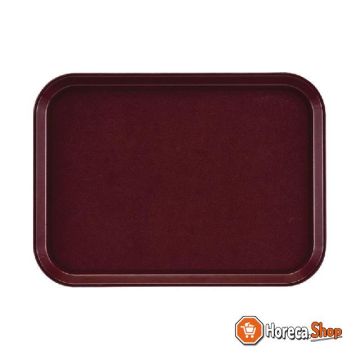 Epictread rectangular non-slip fiberglass tray bordeaux 35x27cm